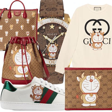 doraemon x gucci|Gucci x Doraemon Capsule – We've Got The Details .